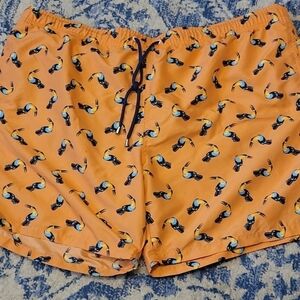 Crown & Ivy sz XXL Tucan bird swim trunks SW33